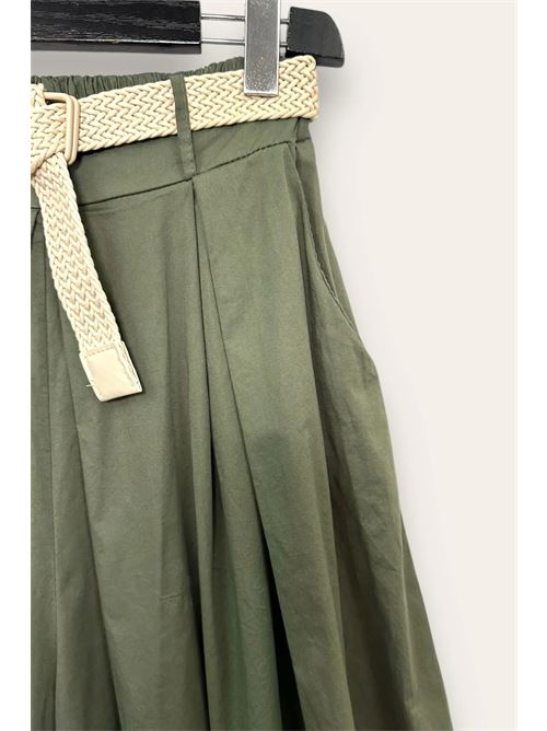 Pantagonna con elastico dietro LOVEme | ZZ-12712/Verde Militare
